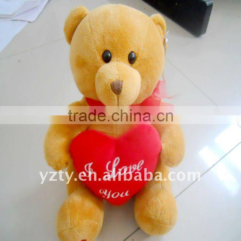 toy factory supply cute plush &stuffed teddy bear plush for valentine's