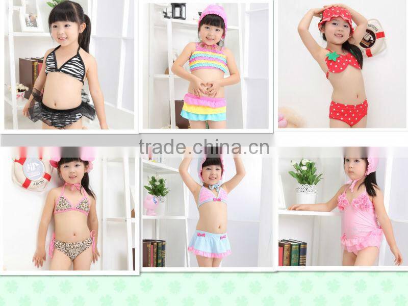 2015 new arrival lovely baby swimsuit kids swimsuit