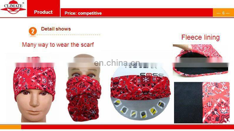 2013 polyester multifunction scarf with fashional printing (BT20130124 )
