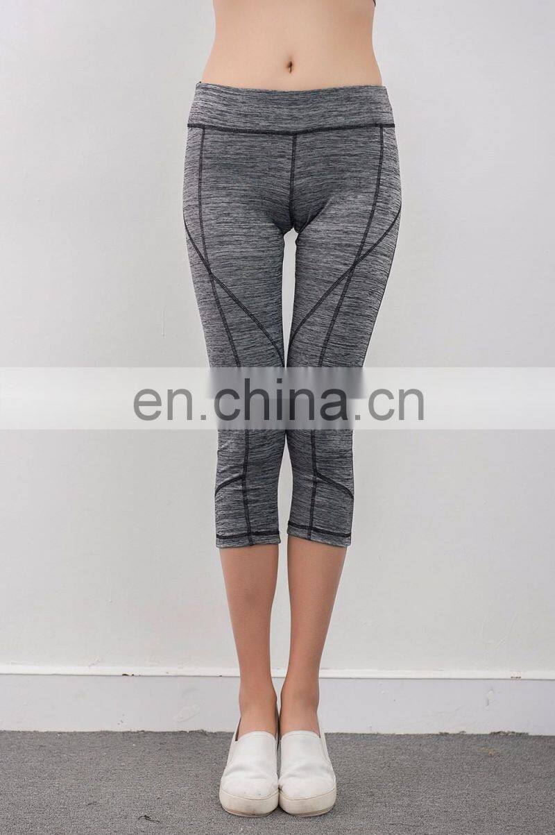 New fashion gym fitness yoga use cost-effectinve ladies private label latest design capri pants