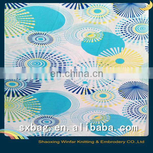 single Jersey knitting 30S rayon lycra spandex print fabric for garment