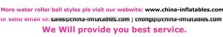 Hot selling products inflatable water roller ball