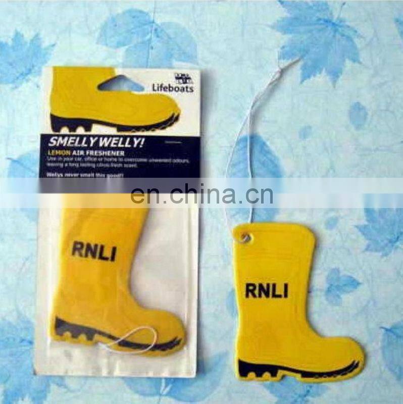OEM factory price cartoon shape car air freshner , paper card air freshner
