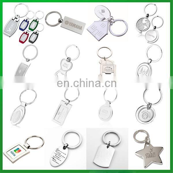 Metal Key Ring in House Shape