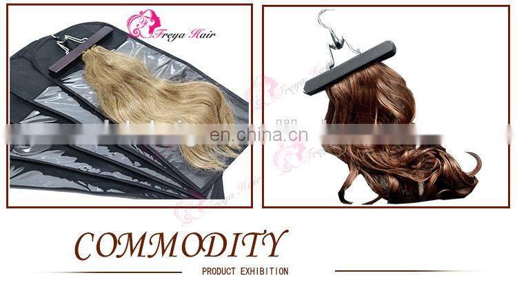 Wholesale cheap hair extension packaging satin bag hair extension packaging