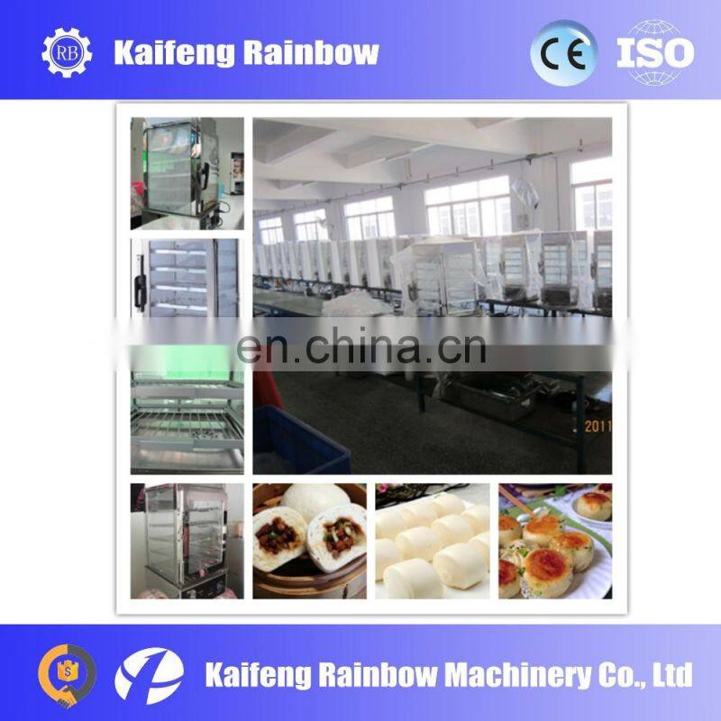 Hot Sale Vertical Stainless Steel Bun Steamer Cabinet with 5 layers