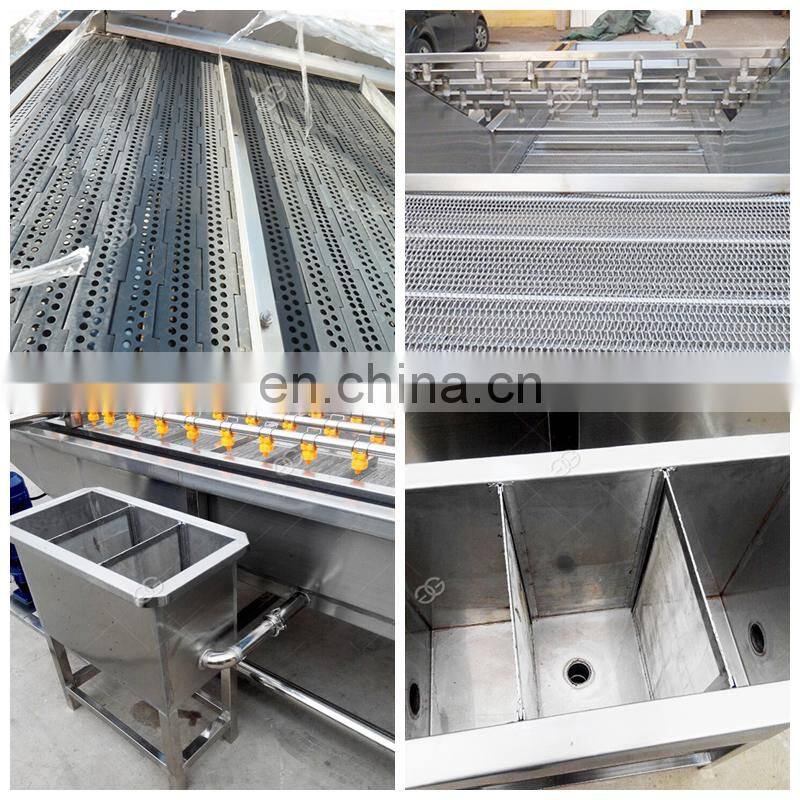 Factory Price Air Bubble Food Cleaning Fruit Washing Vegetable Blanching Machine
