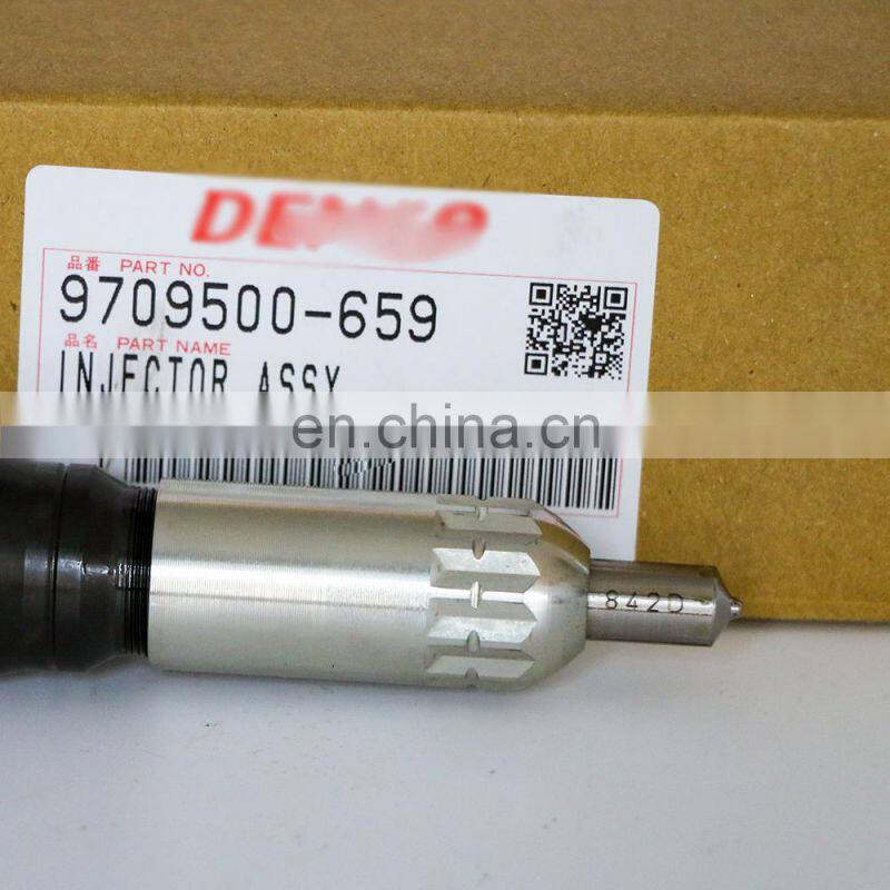 genuine injector 095000-6593 fuel injector J08E 23670-E0010, EXCAVATOR SK330-8 095000-6590