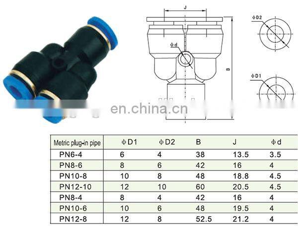 pneumatic compressed quick air connector air tubing connector air intake connector