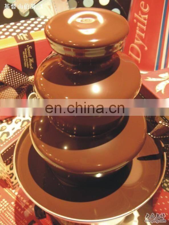 4 tiers commercial chocolate fountain