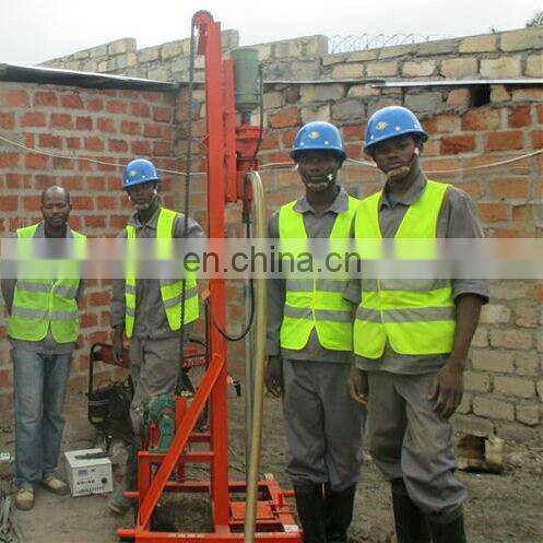200m depth Portable small water well drilling rig water well rotary drilling machine for sale