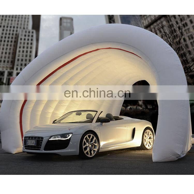 China Wholesale Inflatable Roof Top Shelter Tunnel Building Inflatable Carnival Arch Camping Car Garage Tent