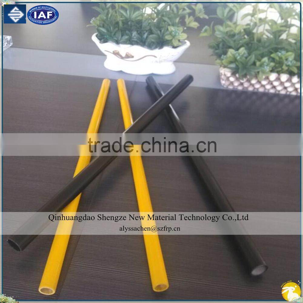 FRP round pipe/fiberglass pole/FRP flag pole/FRP indication rod in snow weather