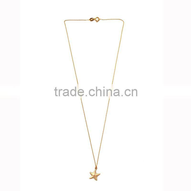 Simple women female fashion long gold thin chain necklace designs