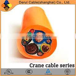 ROV composite cable neutrally buoyant tether cable with SM optic fiber