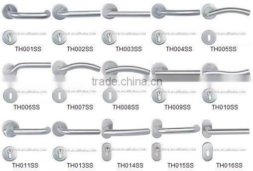 TH037:Stainless Steel Lever Handle with Escutcheon