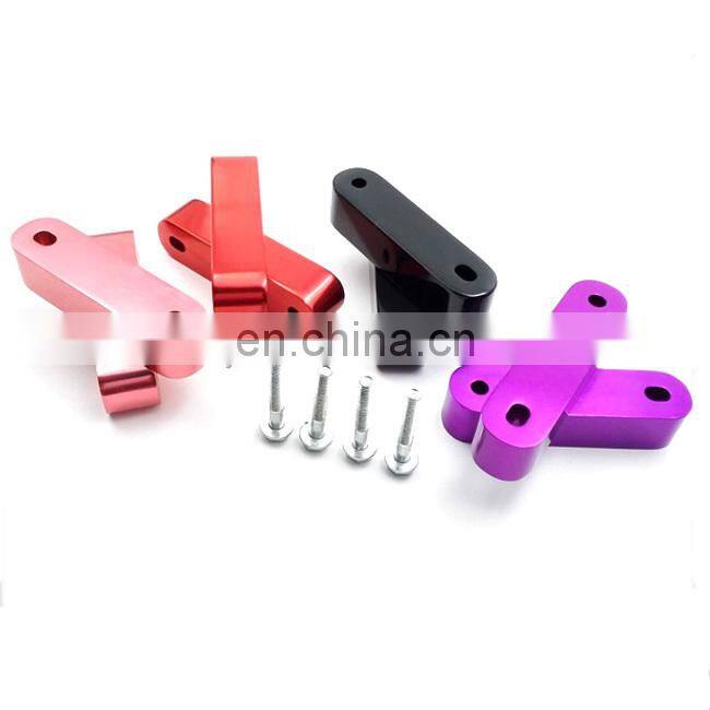 Aluminum Colored Car Auto Parts hood vent spacer riser