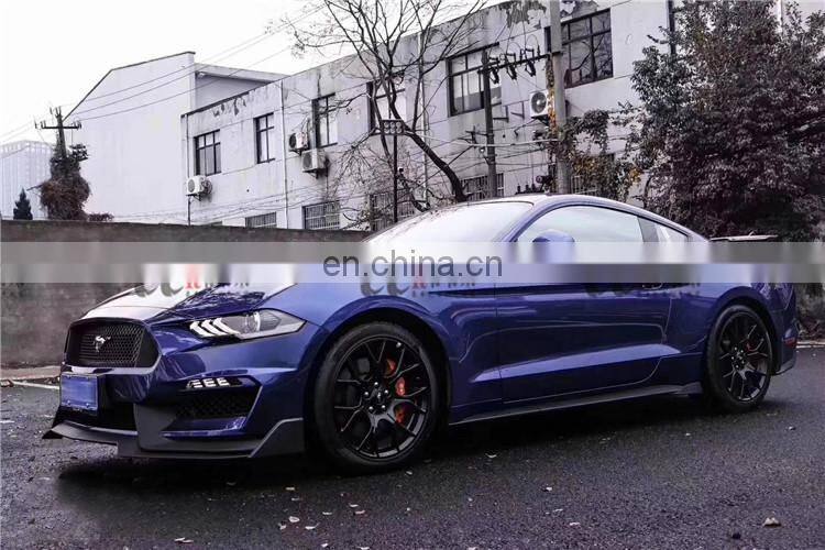 Hight quality tuning accessories body kit suitable for 2018 Ford Mustang in G.T350 style front bumper front lip fenders rear lip