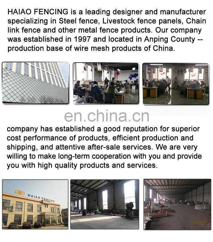 Canada Market Galvanized Steel Temporary Fence for Sale