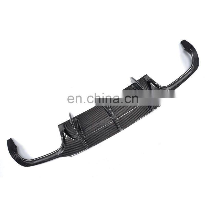 Carbon Fiber W204 C63 Rear Bumper Diffuser for Mercedes-Benz C-Class W204 C63 AMG C300 Sport Sedan 2012 - 2014