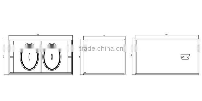 RW-218TT+, trade assurance, neodymium subwoofer, double 18 inch passive subwoofer