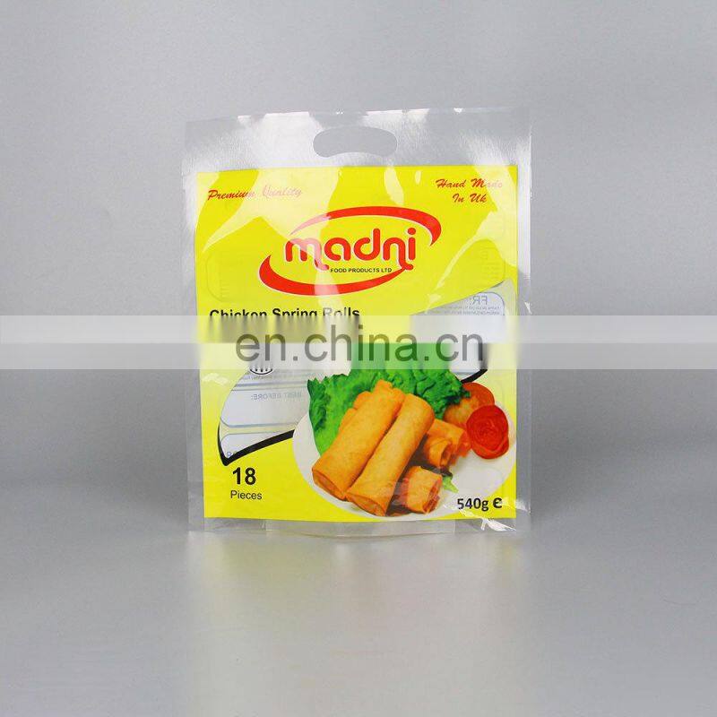 custom printed Spring Rolls vacuum sealer food bag plastic packaging