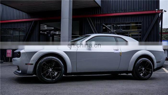 Runde Suitable For Dodge Challenger Upgrade Hellcat Front Bumper Wide Body Wheel Eyebrows Hole-opening Hood Original PP