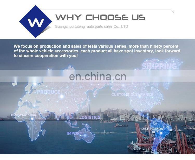 Cheap used parts car front bumper grille trim 1047021 for tesla model x