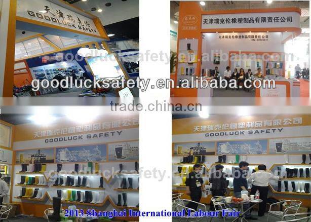 CE oil resistance PVC steel toe mining safety boots