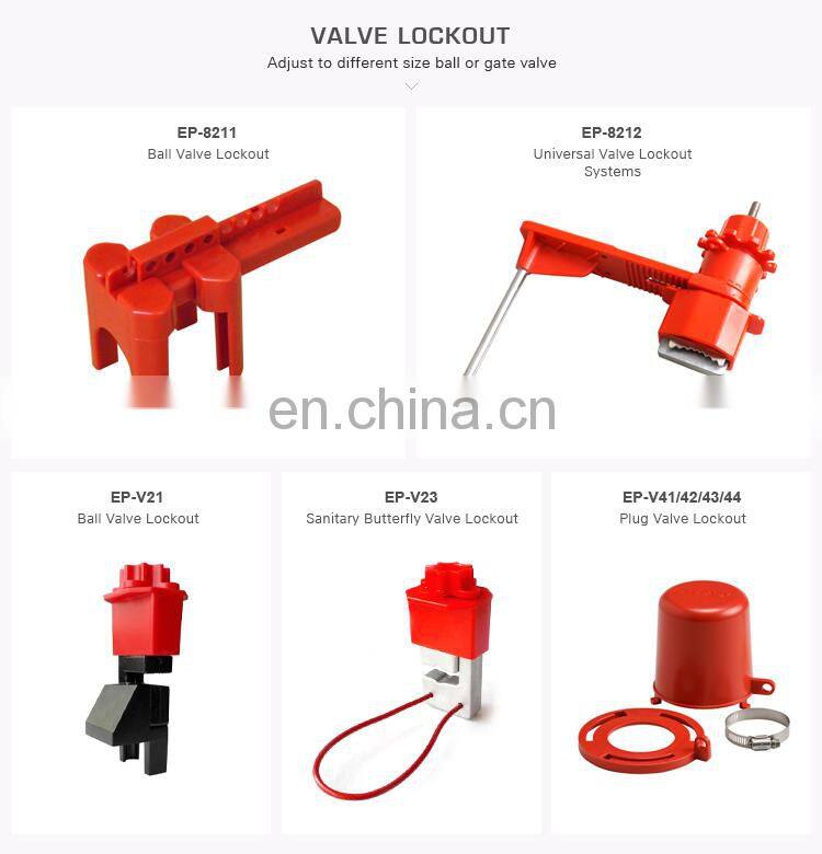 Standard Size Durable Polypropylene Universal Adjustable Ball Valve Lockout
