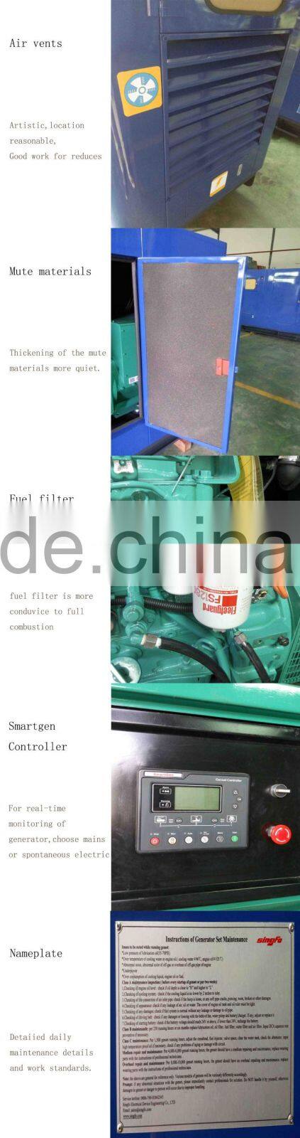 CE certification 15KW portable magnetic diesel silent generators with 403D-15G engine for sale