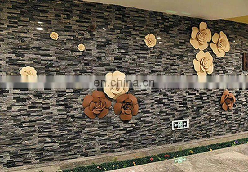 philippine exterior ancient granite black interior marble wall stone veneer panels black tiles design decor guangzhou