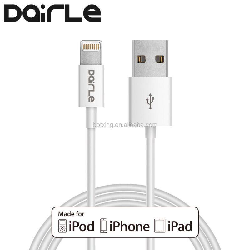 White MFi charger cable usb to lightning cable for iphone