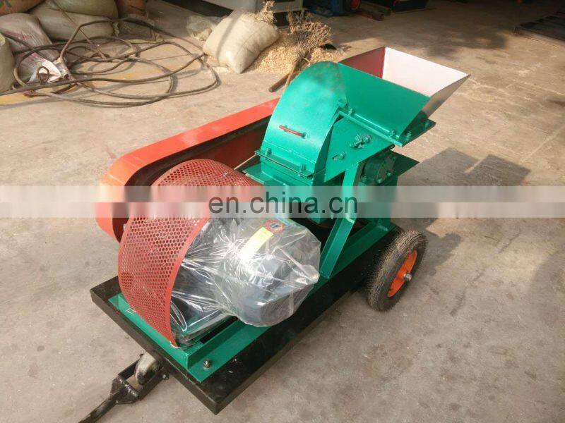 Energy saving diesel wood crusher hammer mill wood crushing shaving machine