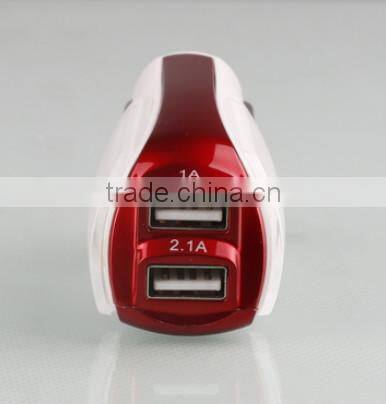 2016 New Dual USB Car Fast Smart Mobile Phone Charger for iphone 6s