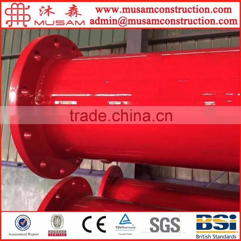 ASTMA795 -07 hot dip galvanized steel pipe for fire fighting