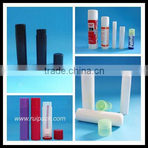 so cute empty plastic lip balm container for children,animal shape cosmetic lipstick tube