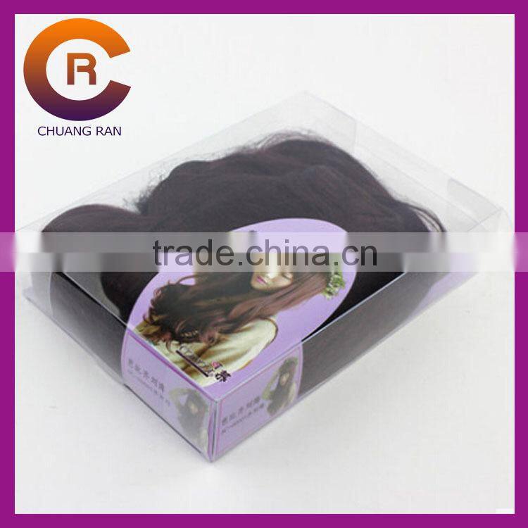 Full printing factory made cheap custom hair extension boxes
