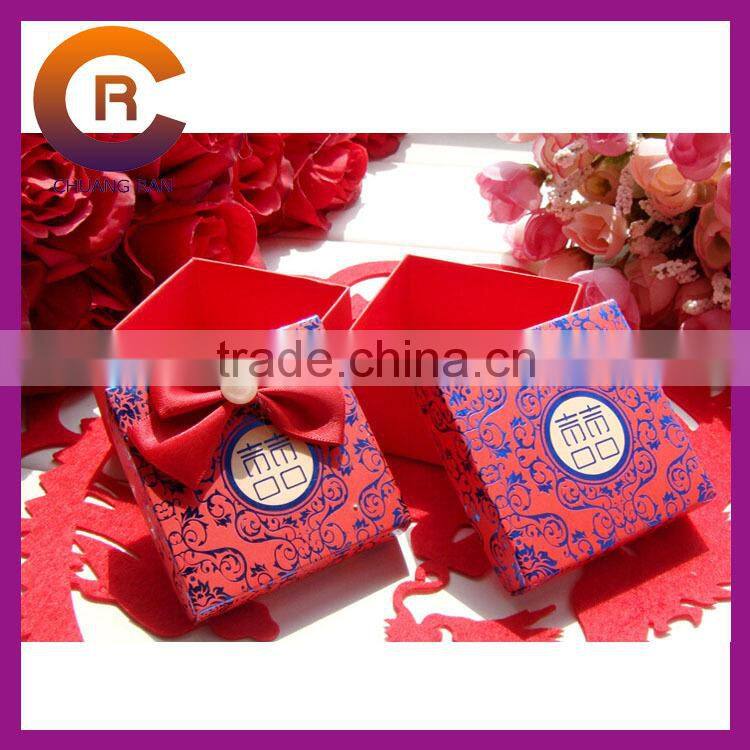 Custom made window paper small wedding cake boxes