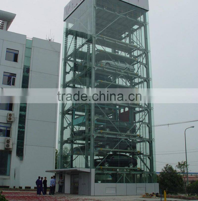 Hot rise elevator parking system