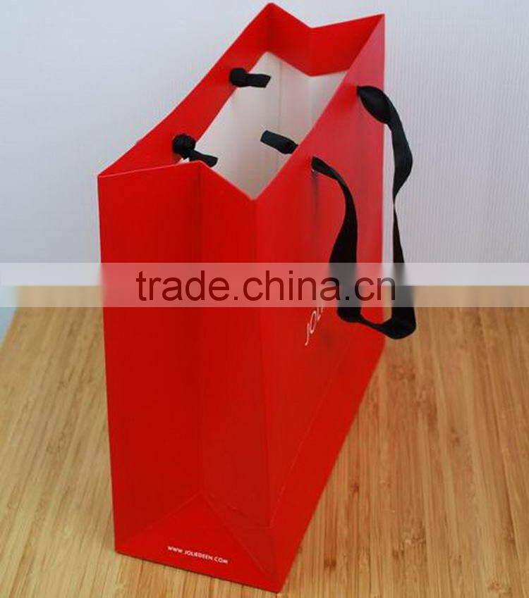 Wholesale Cheap hot sale shopping paper bag for cosmetics shop