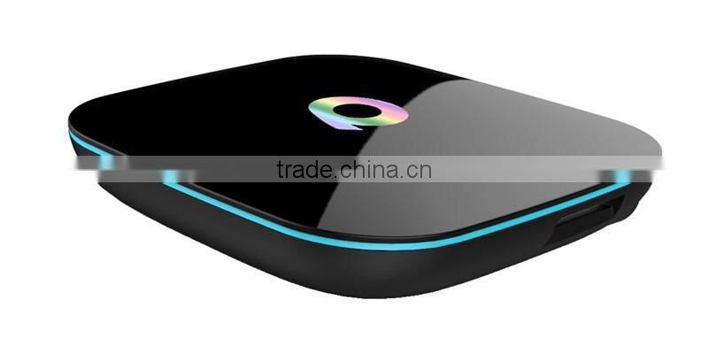 internet tv box android 5.1 OS amlogic s905 tv box Koid XBMC Load update online Free Web TV Receiver Q BOX Set top box