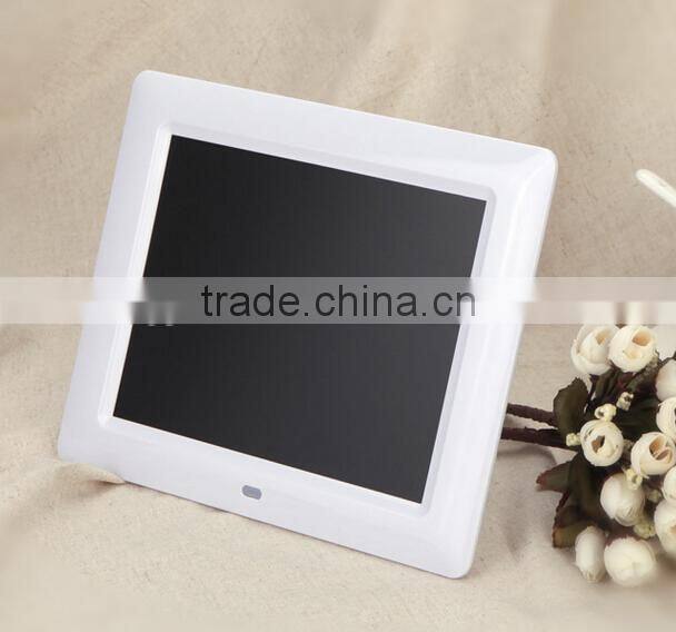 7" 480 * 800 HD TFT-LCD Digital Photo Frame with Slideshow Alarm Clock MP3 MP4 Movie Player with Remote Desktop