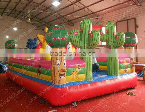 small bouncer Lion Paradise 6x4m inflatable funcity