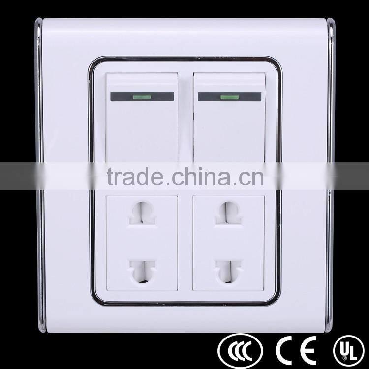 Factory price Indian pop up socket , micro switch or dayton mini limit switch with chromium-plated ornament