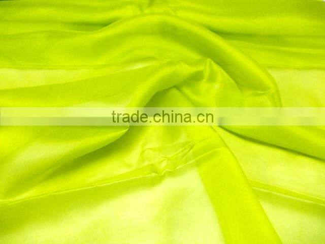 Indian silk organza fabric, 100% silk, platinium