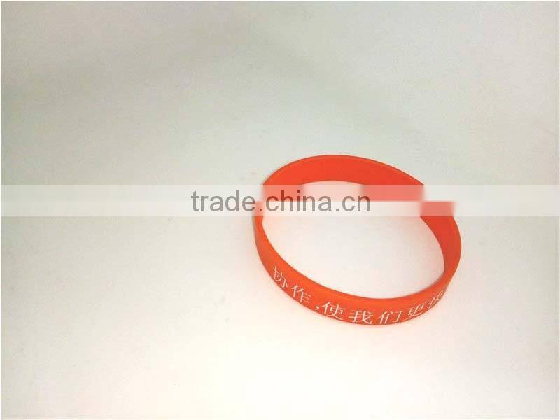 Fancy Chain Bracelet for Girls Casual Sports Bracelets Rubber Silicone Red Wristband