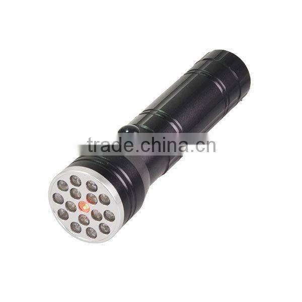 With White Light Aluminum Red Laser Torch Light