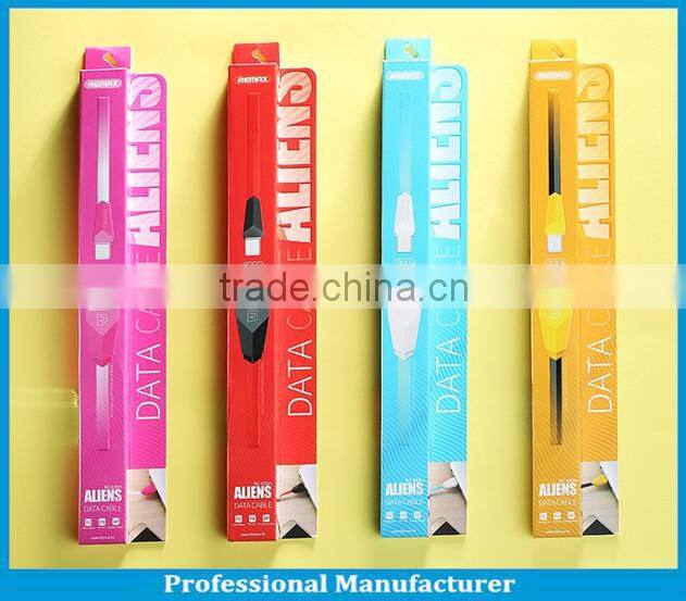 Wholesale Remax alien usb cable 2.1 A safety, fast charging and transmission for with Environmental silicone wire