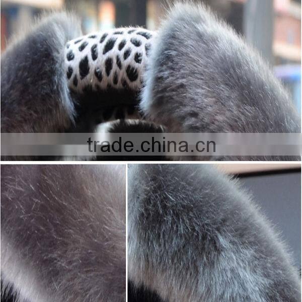 hairy jewel glitter car steering wheel cover